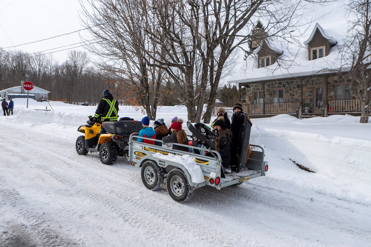Beauceville: ça glisse sur la 110