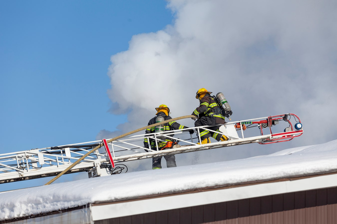Un incendie dans une industrie de Saint-Joseph-de-Beauce