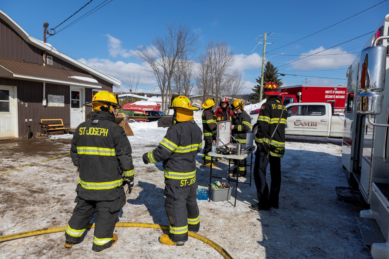 Un incendie dans une industrie de Saint-Joseph-de-Beauce