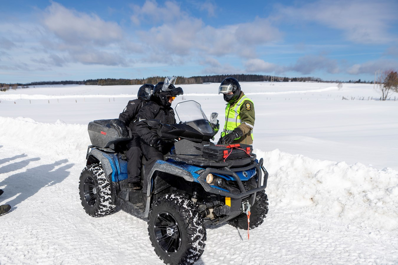 La Sûreté du Québec était sur les sentiers de motoneige et de quad