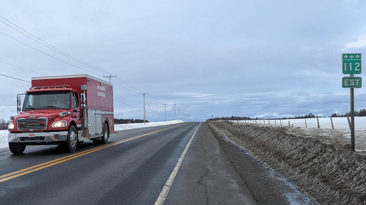 Accident à Saint-Frédéric : onze personnes impliquées selon la Sûreté du Québec