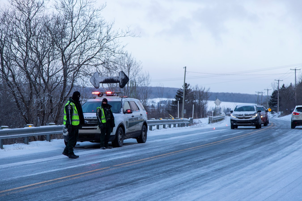 Beauceville: une collision frontale fait un blessé léger