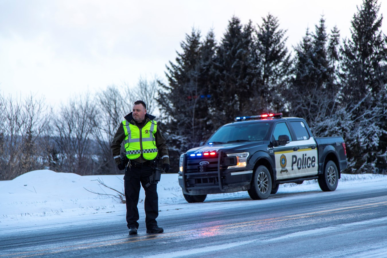 Beauceville: une collision frontale fait un blessé léger