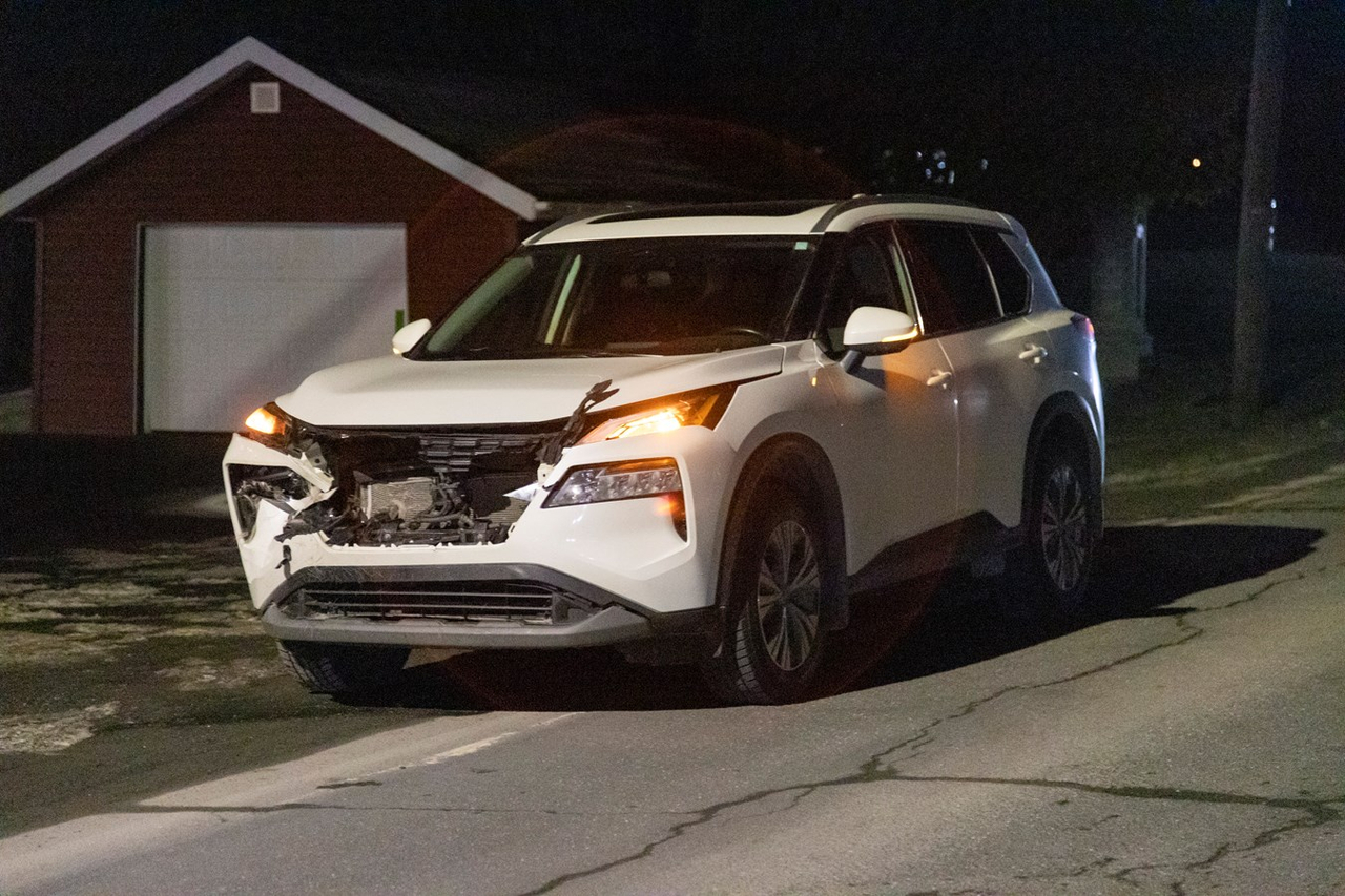 Deux accidents sont survenus simultanément sur la 127e rue à Saint-Georges