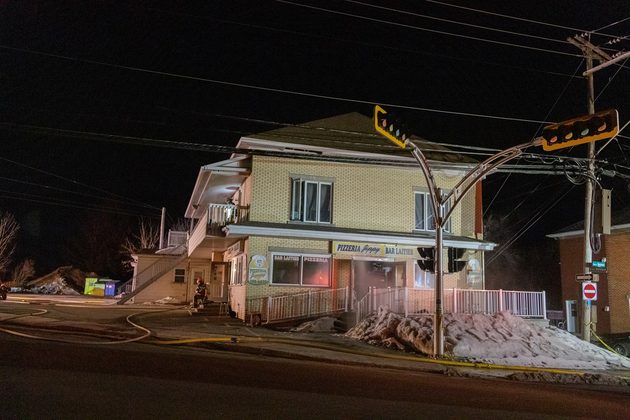 La Pizzeria Jippy lourdement endommagée par un incendie