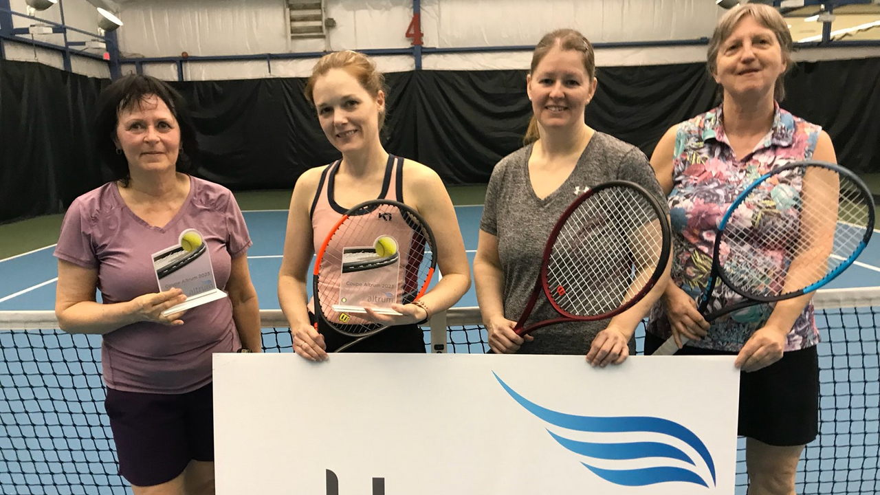 Tennis Beauce: les gagnants de la Coupe Altrum