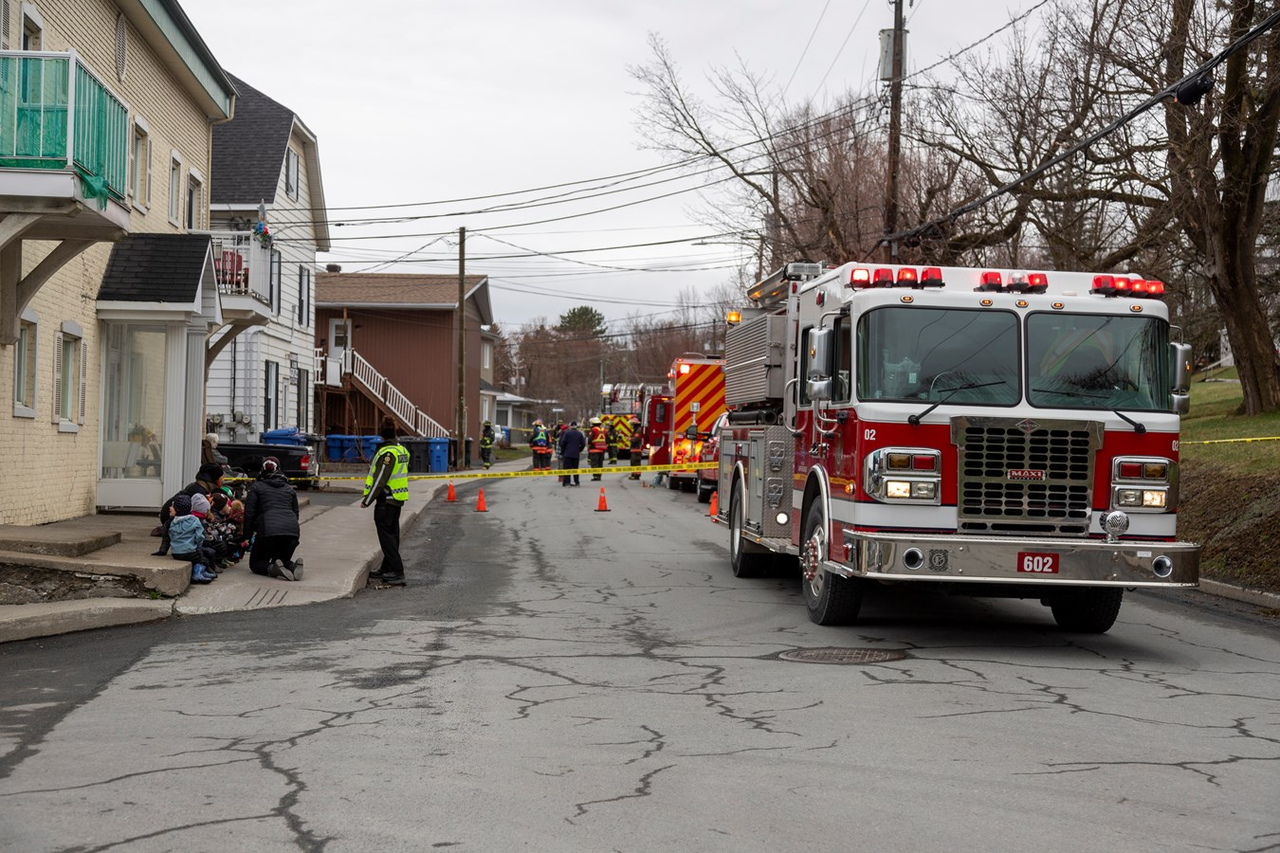 Intervention des pompiers à Saint-Georges