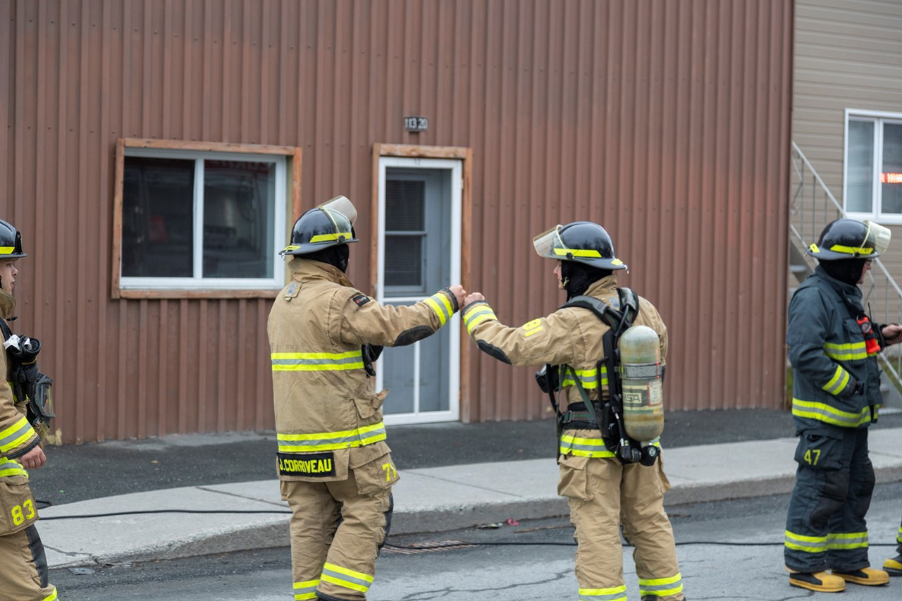 Intervention des pompiers à Saint-Georges