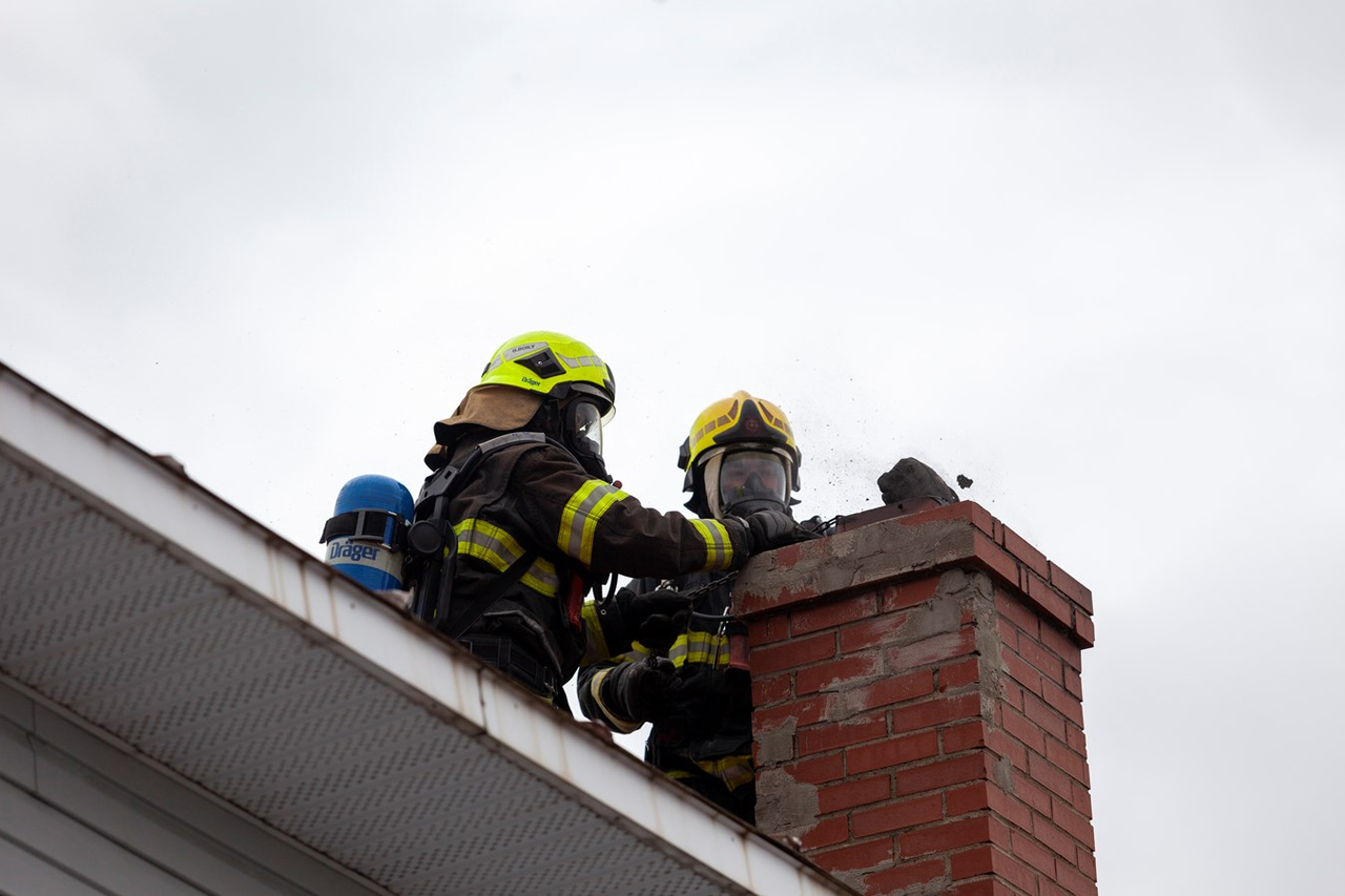 Les pompiers étaient de sortie en fin de semaine
