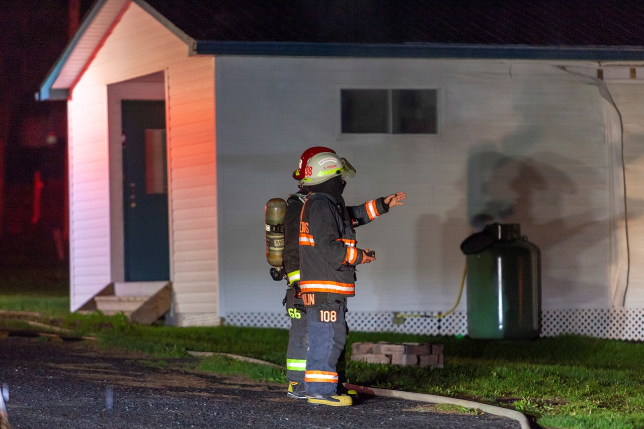 Un incendie de roulotte au camping de La Roche D'or