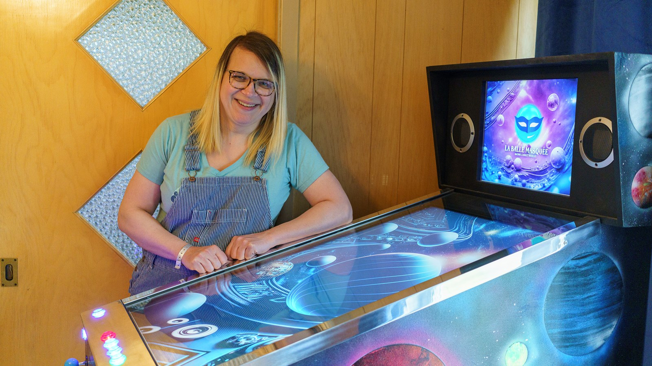 Michelle Lambert crée du bonheur avec ses machines à boules virtuelles