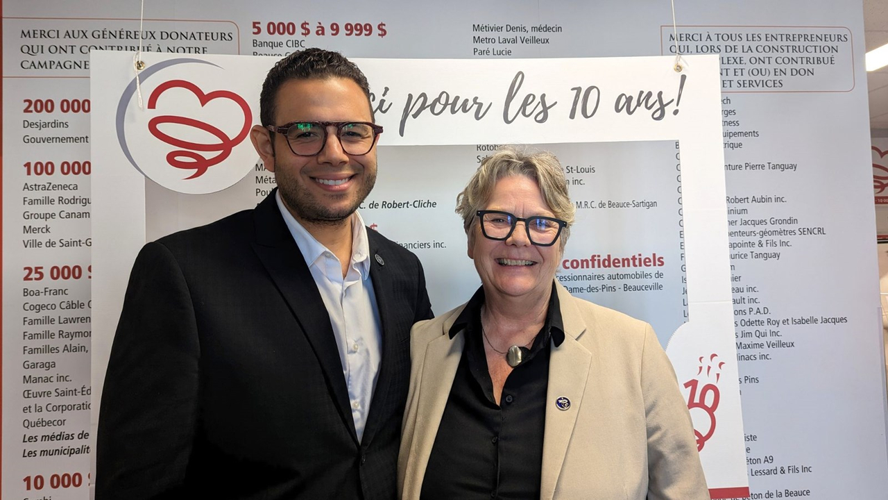 Samuel Poulin et Chantal Rouleau