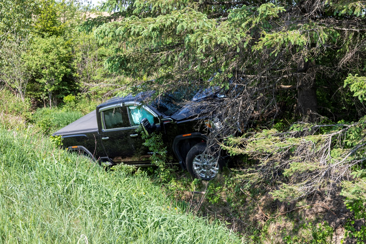 Un blessé mineur dans une sortie de route