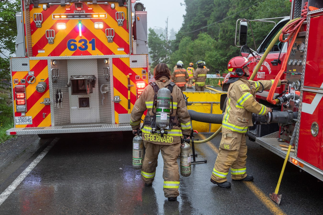 Scott: un incendie criminel survenu tôt ce matin