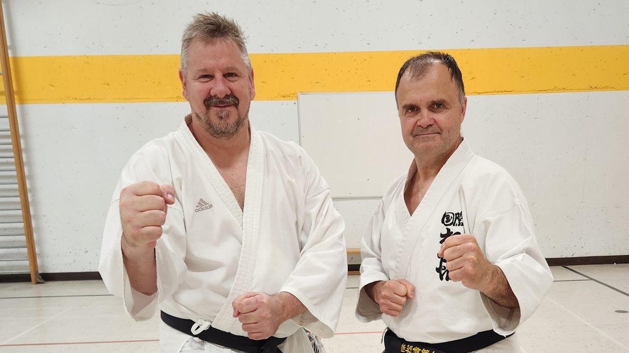 Roger Lafontaine et Michel Morin