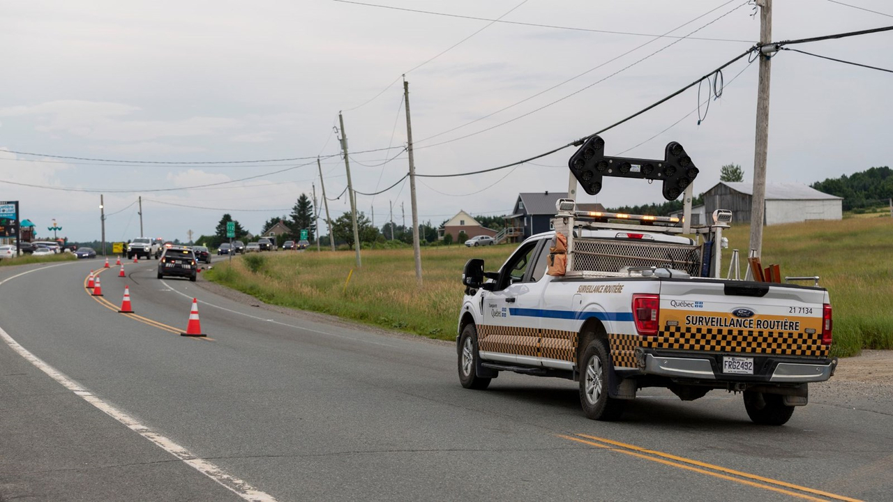 Accident à Saint-Frédéric: le motocycliste dans un état critique