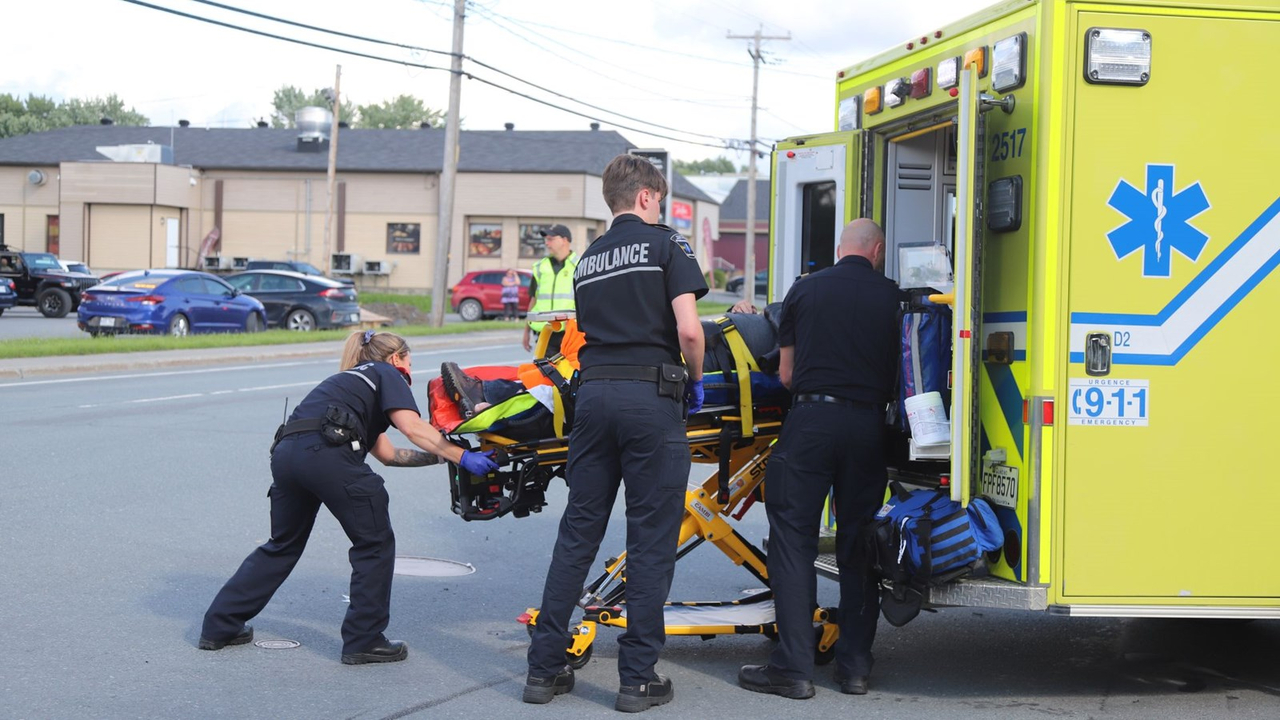 Accident sur le boulevard Dionne à Saint-Georges