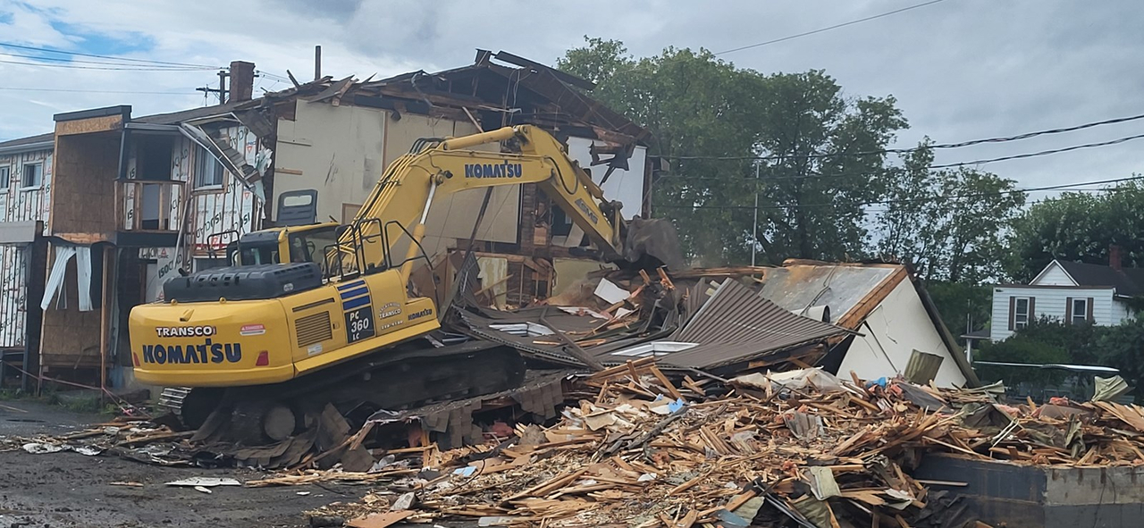 Saint-Georges: un troisième bâtiment démoli sur la 1re avenue