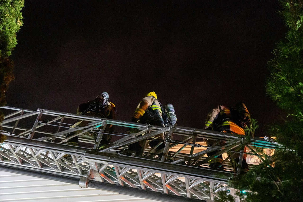 Intervention des pompiers à Scott