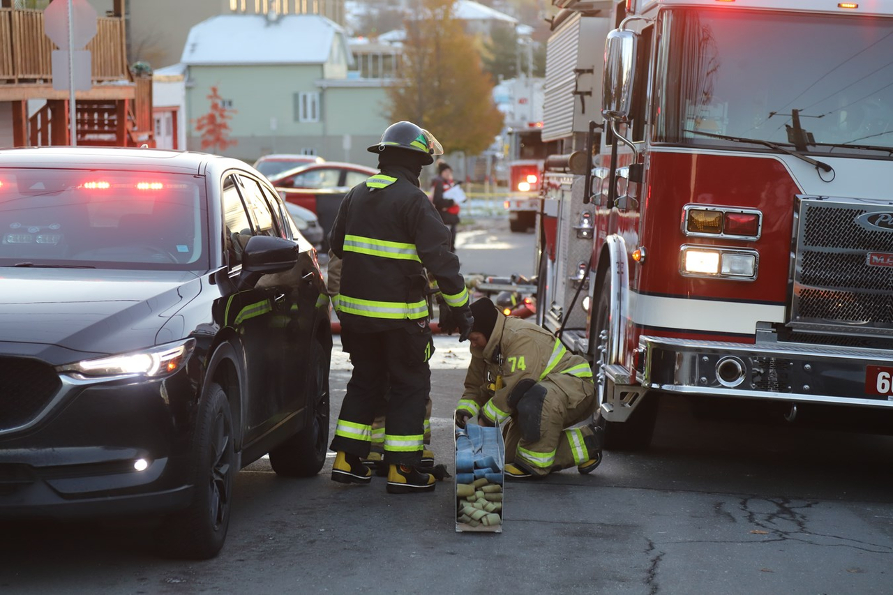 Saint-Georges: intervention des pompiers sur un incendie suspect