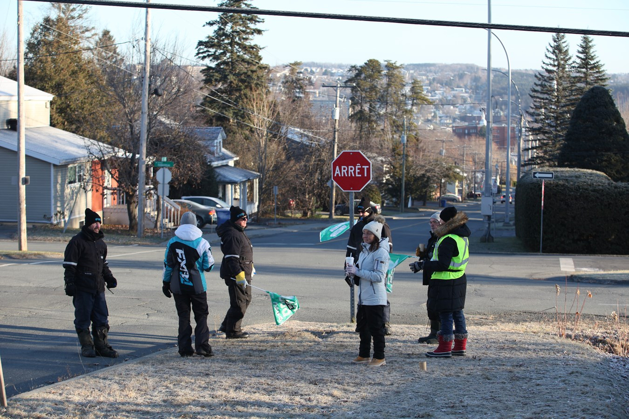 Le Front Commun lance sa grève de trois jours à Saint-Georges