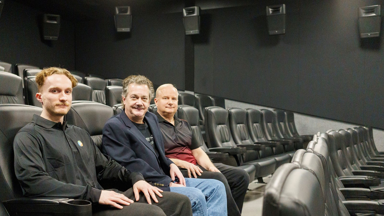 William Morin, P.A Charron et Stéphane Morin