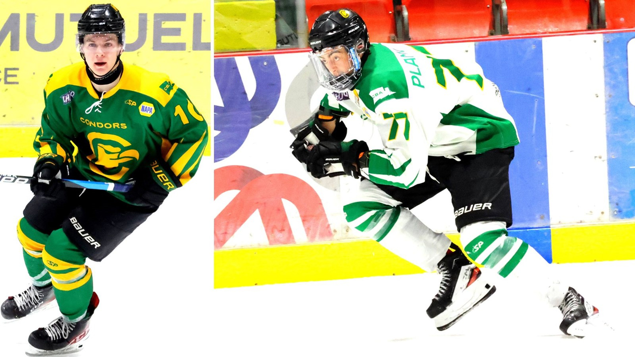 Tristan Dussault et Nathan Plamondon.