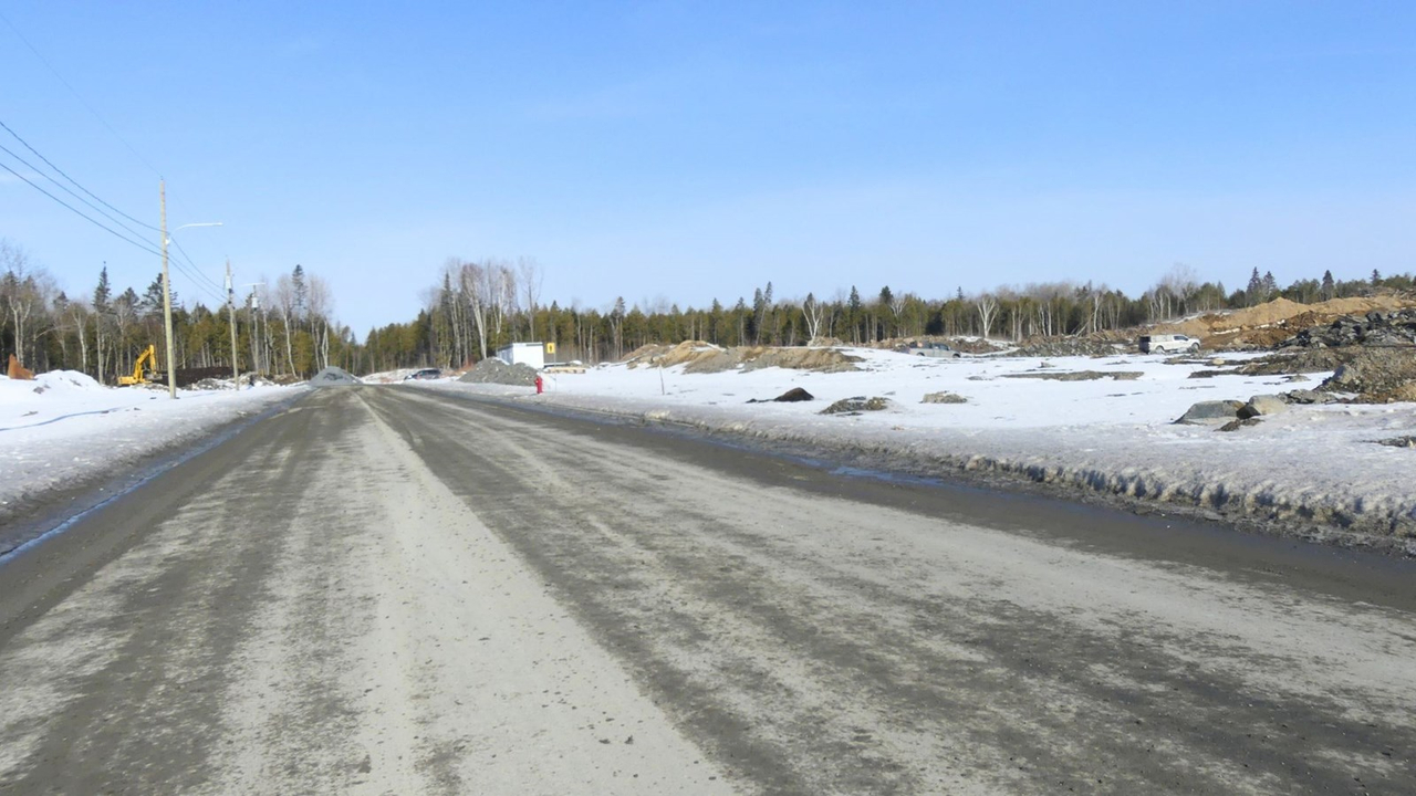 La construction se fera dans ce secteur de la 22e avenue.