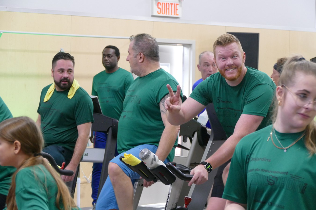 Les sportifs prennent d'assaut le gymnase de la Fondation du coeur Beauce-Etchemin