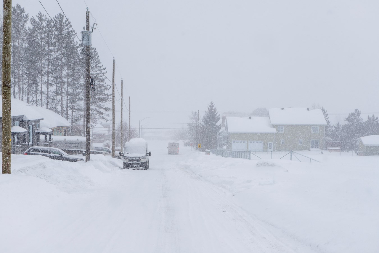 La Beauce reçoit un avertissement de neige abondante pour la journée