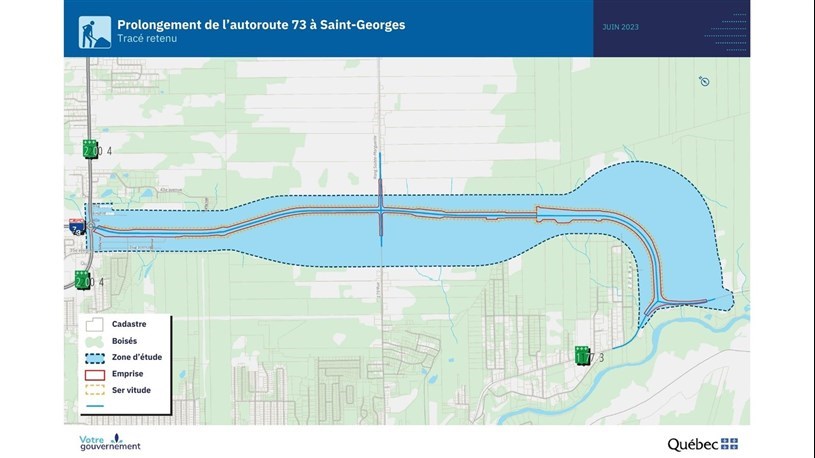 Autoroute 73: les citoyens en faveur du prolongement mais pas du tracé proposé