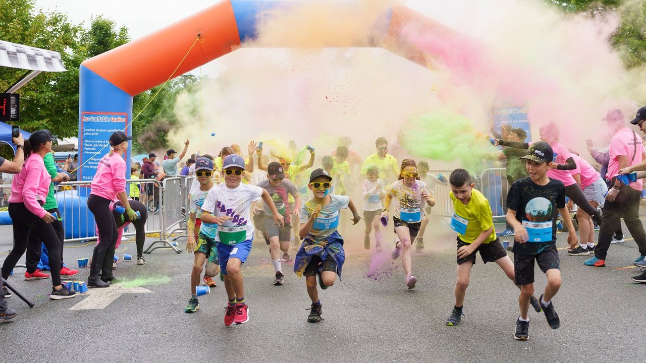 L’enthousiasme est là malgré la météo au Festival sportif de Sainte-Marie