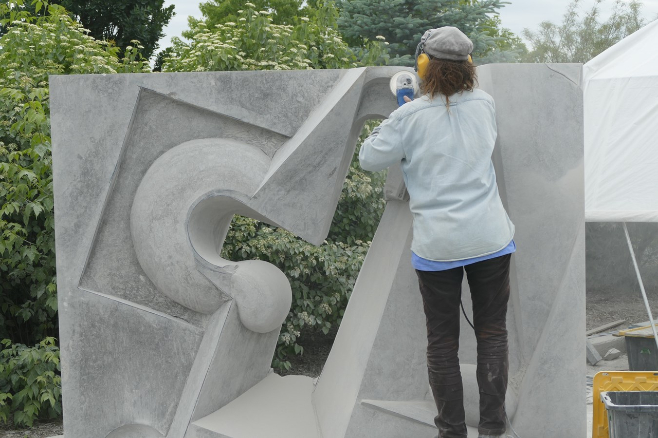 Beauce art: les sculpteurs achèvent leur travail