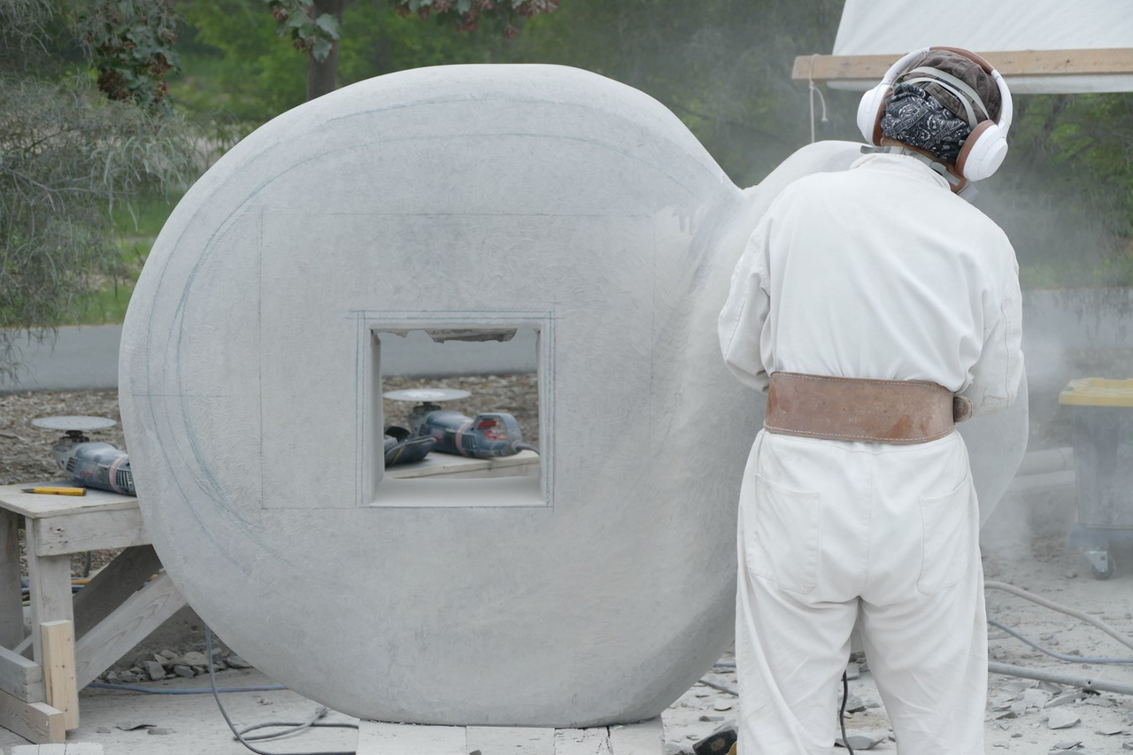 Beauce art: les sculpteurs achèvent leur travail