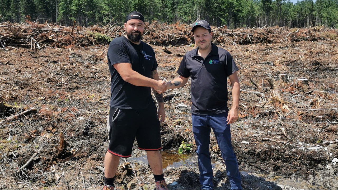 Steeven Vachon témoigne des services du Groupement forestier Beauce-Sud Inc.