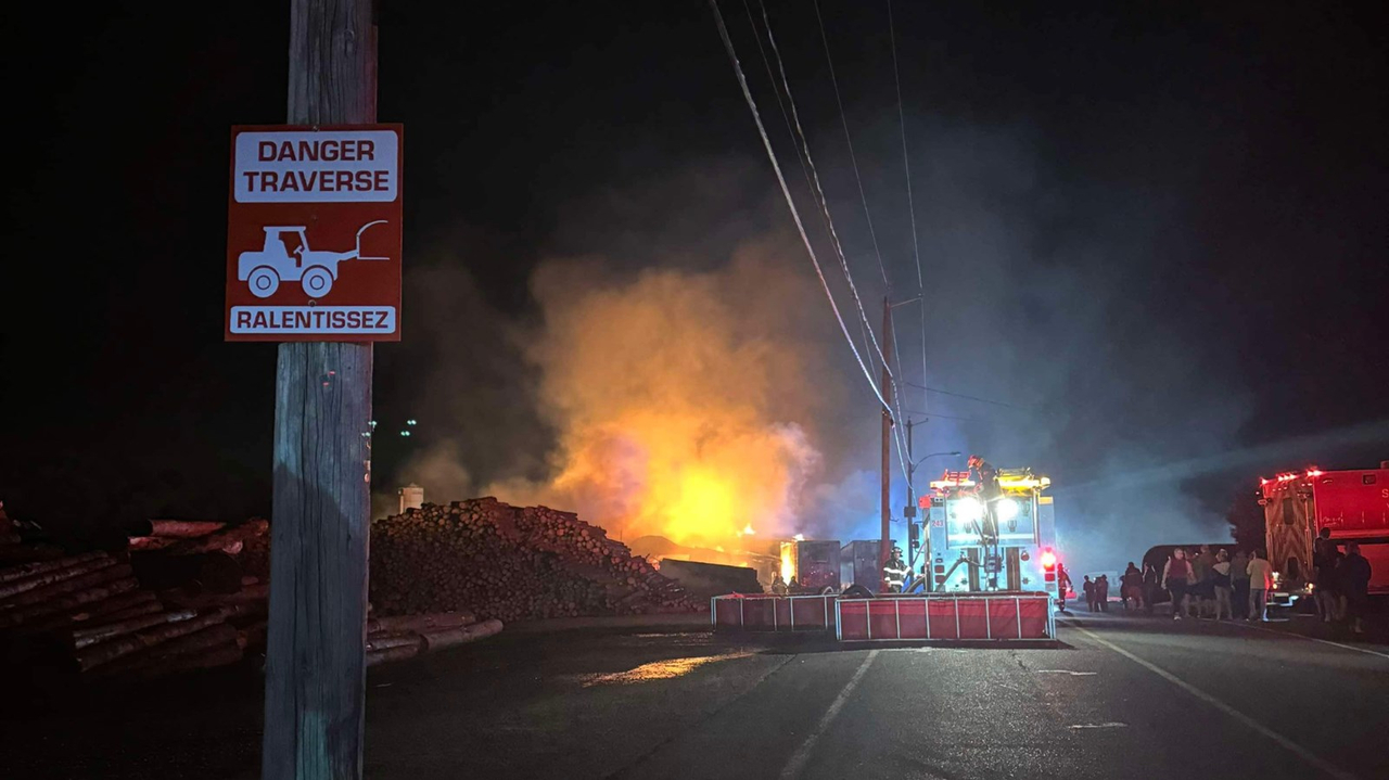 Un incendie majeur éclate à Saints-Anges