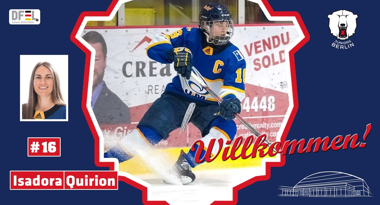 La Beauceronne a signé un contrat d'une saison avec le club Frauen Eisbären Juniors de Berlin.