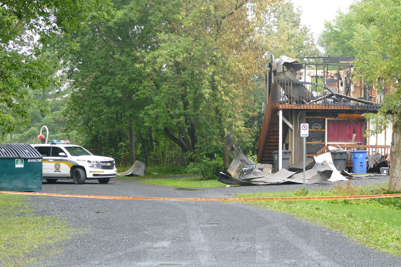Incendie à Saint-Georges: la Sûreté du Québec enquête