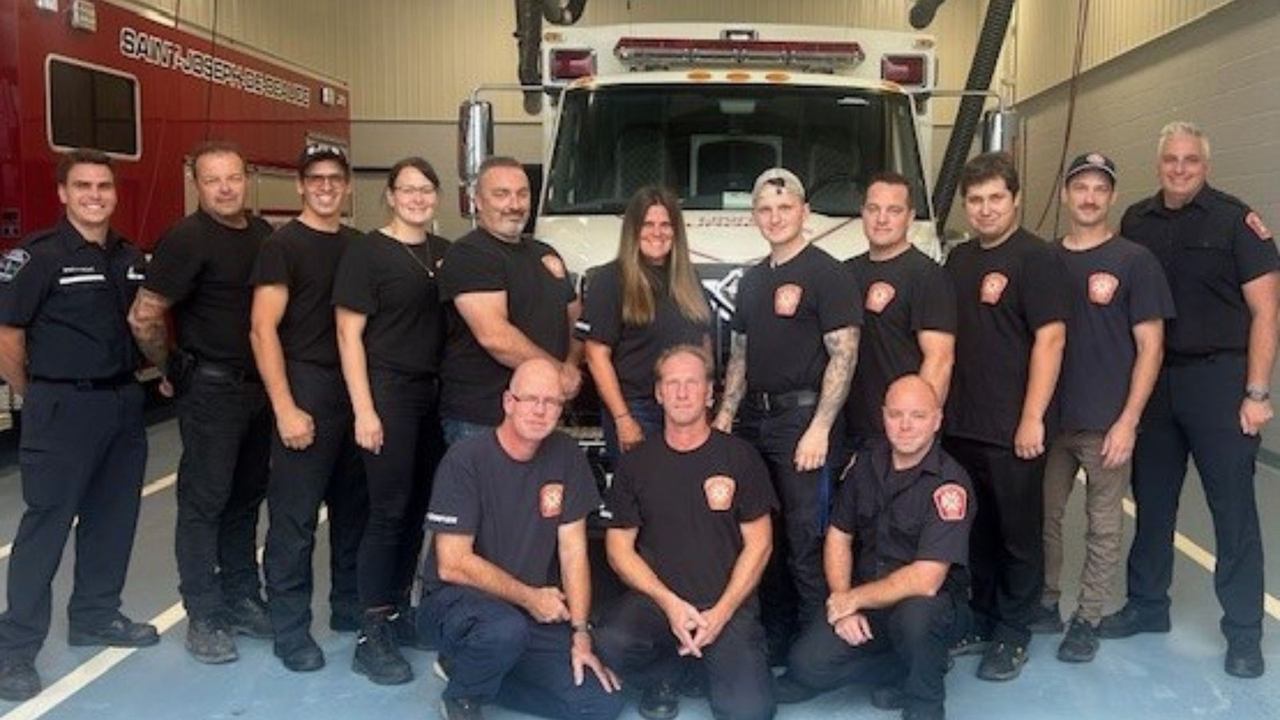Quatorze pompiers ont suivi la formation «Premier répondant niveau 1».