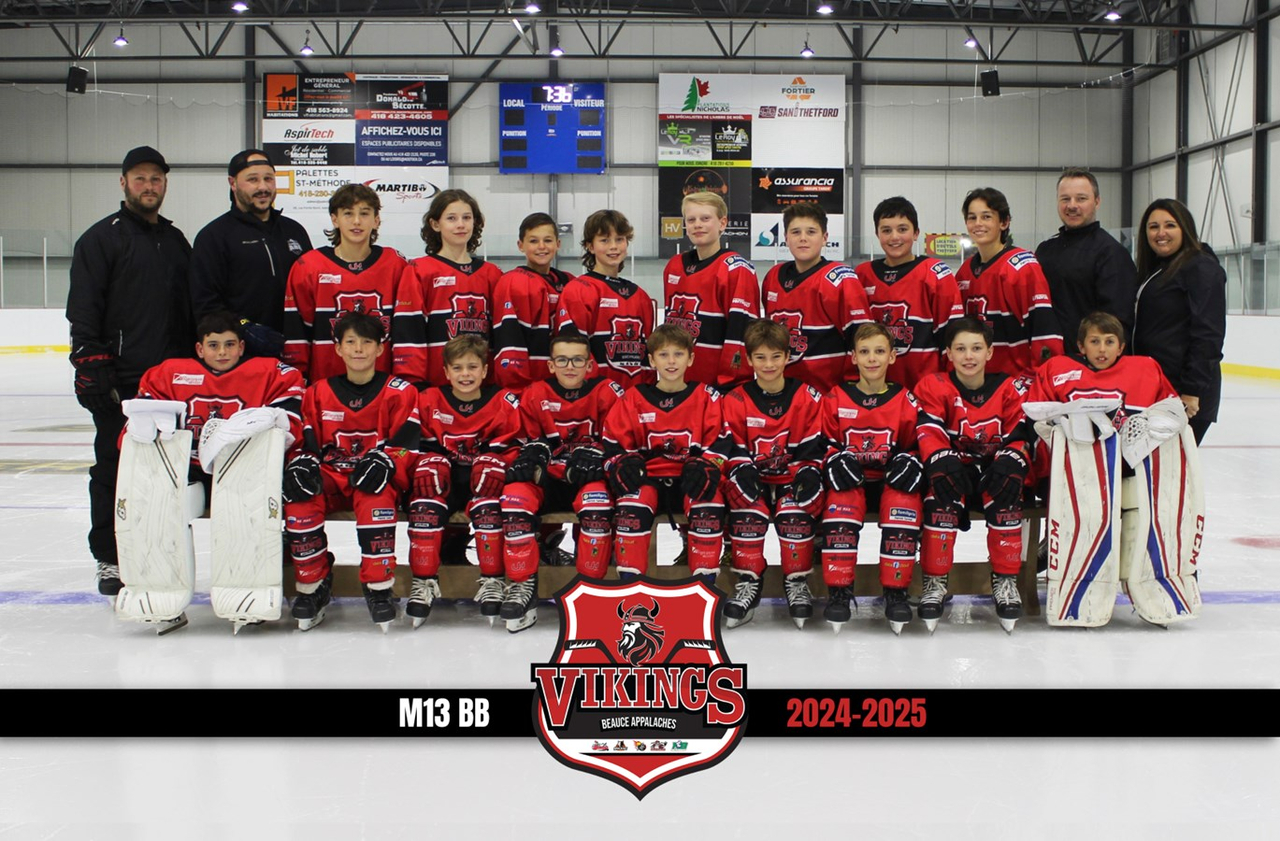 Des Vikings Beauce-Appalaches qualifiés pour le tournoi international des Pee-Wee