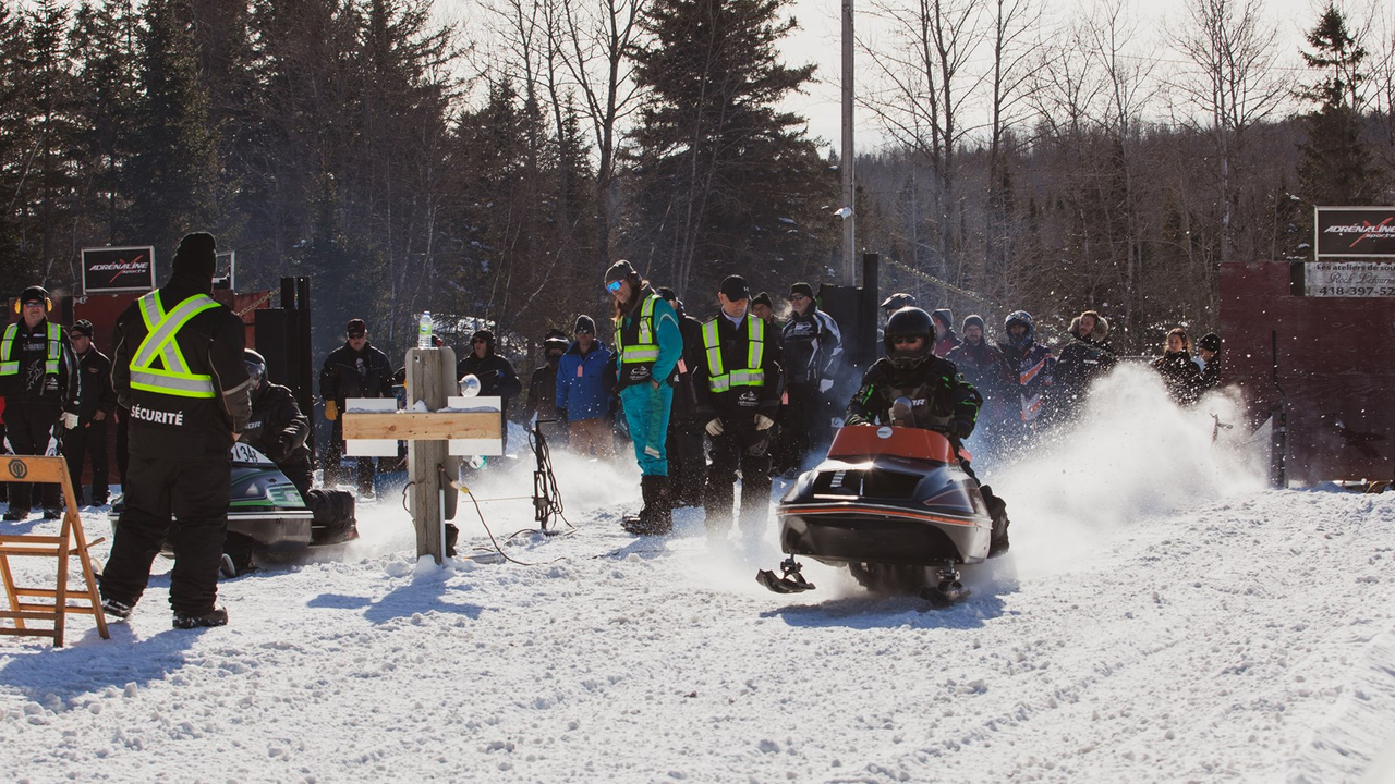 Retour en images sur les drags vintage du Club motoneige de Beauceville