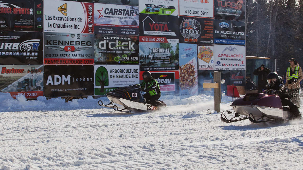 Retour en images sur les drags vintage du Club motoneige de Beauceville