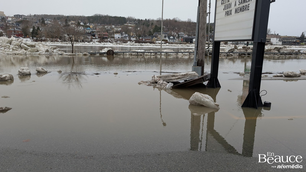 Beauceville et d’autres secteurs surveillent de près le niveau de la rivière