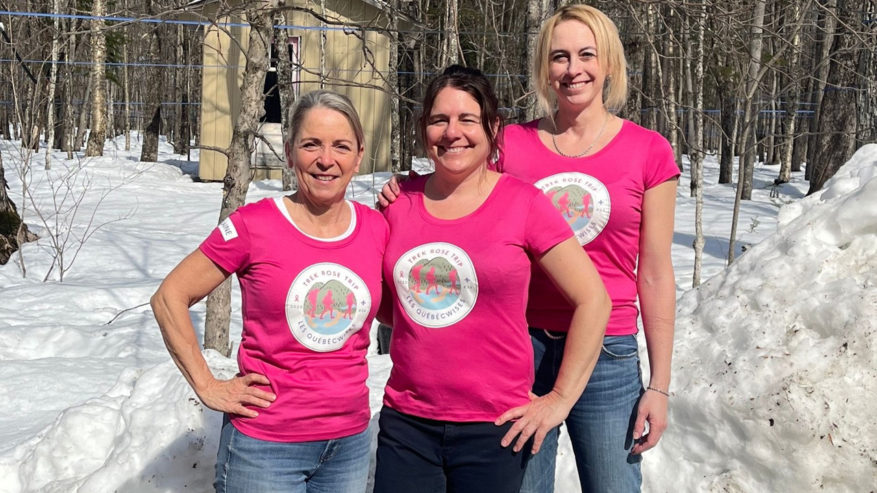 Guylaine Bilodeau, Josée Veilleux et Marie-France Roy