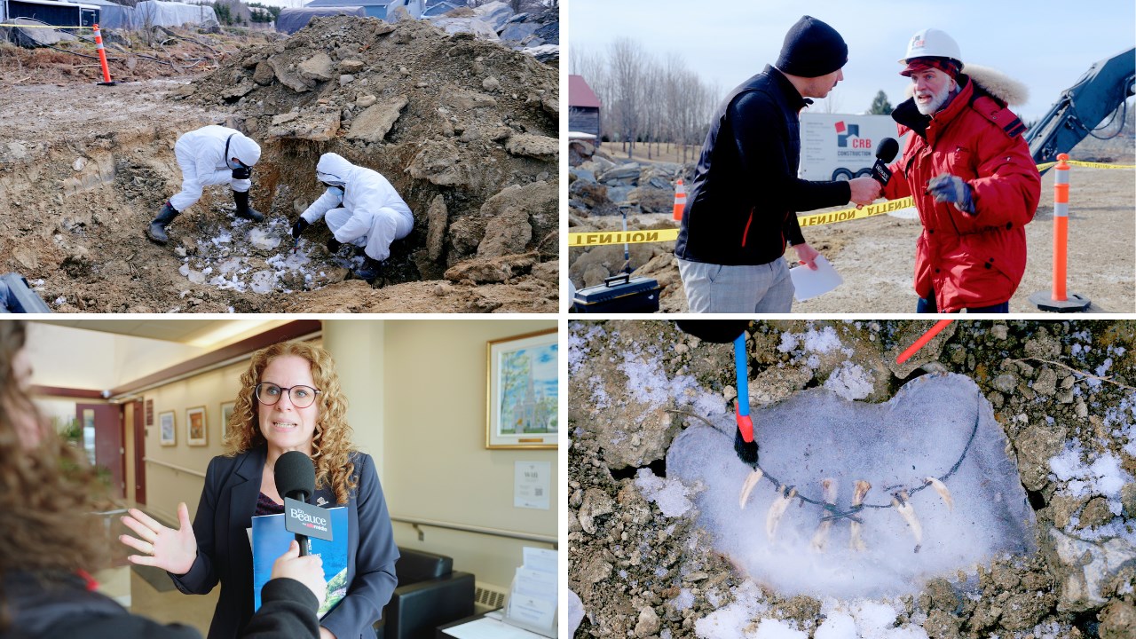 Des « hommes des cavernes » retrouvés dans la glace sur un chantier à Saint-Georges