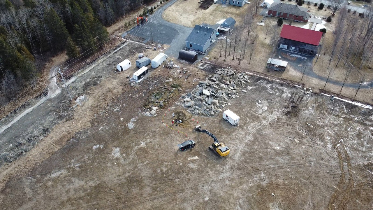 La zone de découverte sur le chantier