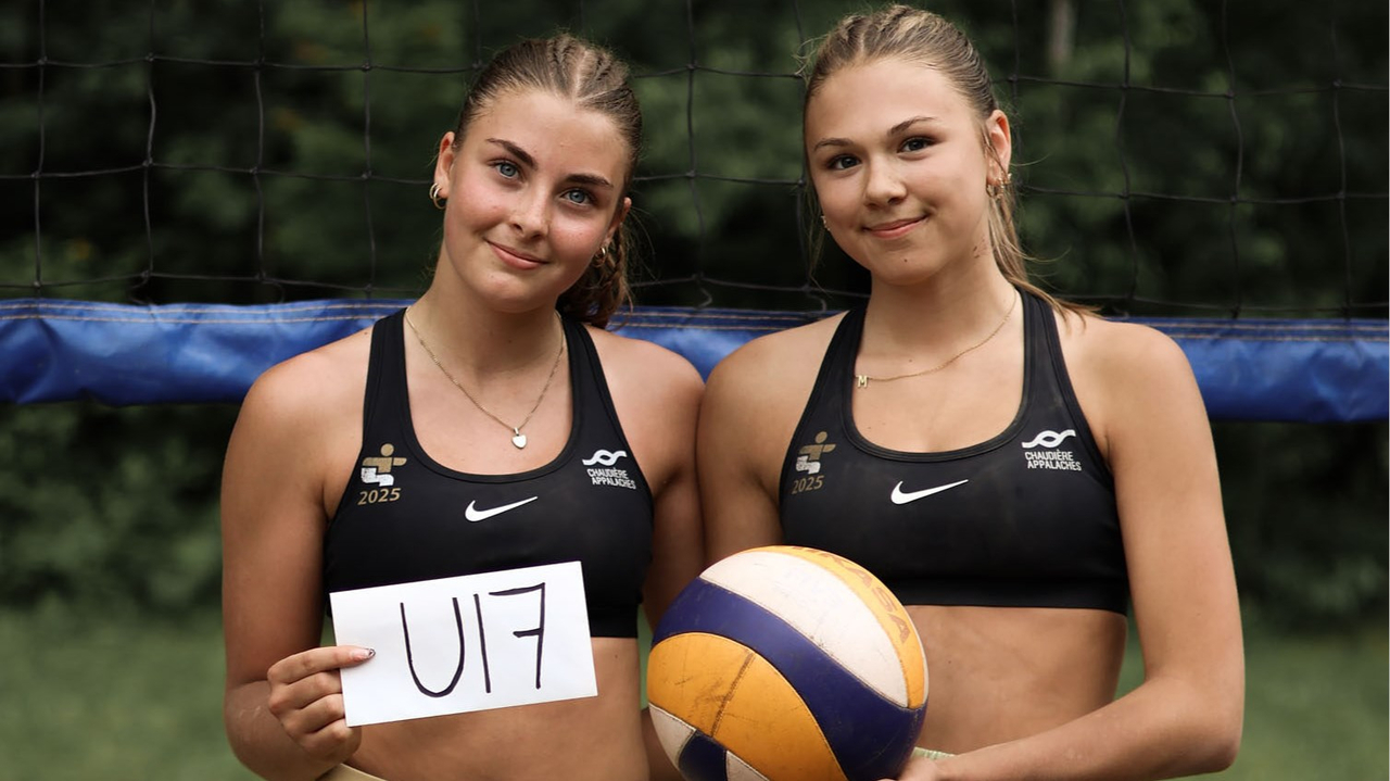 Maëlle Drouin et Florence Drouin (2x2 U17)