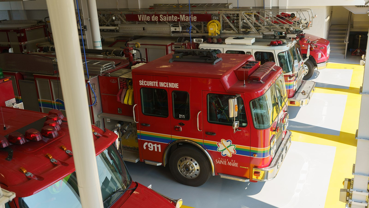 Sainte-Marie inaugure sa nouvelle caserne de pompiers