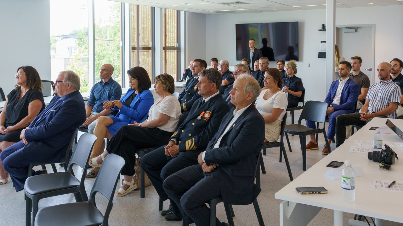 Sainte-Marie inaugure sa nouvelle caserne de pompiers