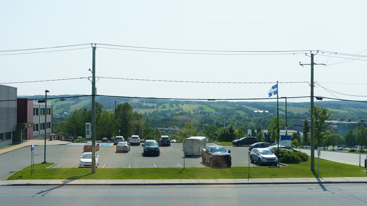 La vue depuis la caserne